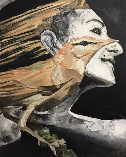 Maria Callas – The Nightingale - a Paint Artowrk by Stathis Fotis